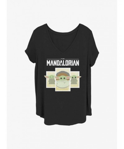 Star Wars The Mandalorian Child Boxes Girls T-Shirt Plus Size $6.94 T-Shirts