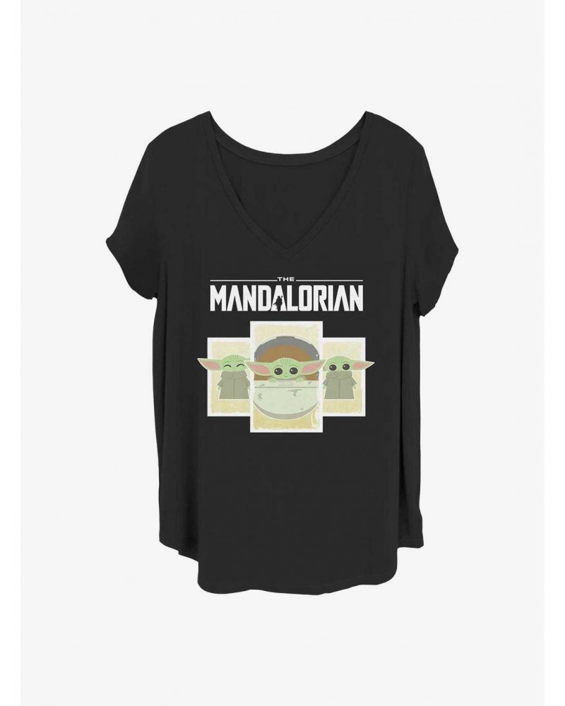 Star Wars The Mandalorian Child Boxes Girls T-Shirt Plus Size $6.94 T-Shirts