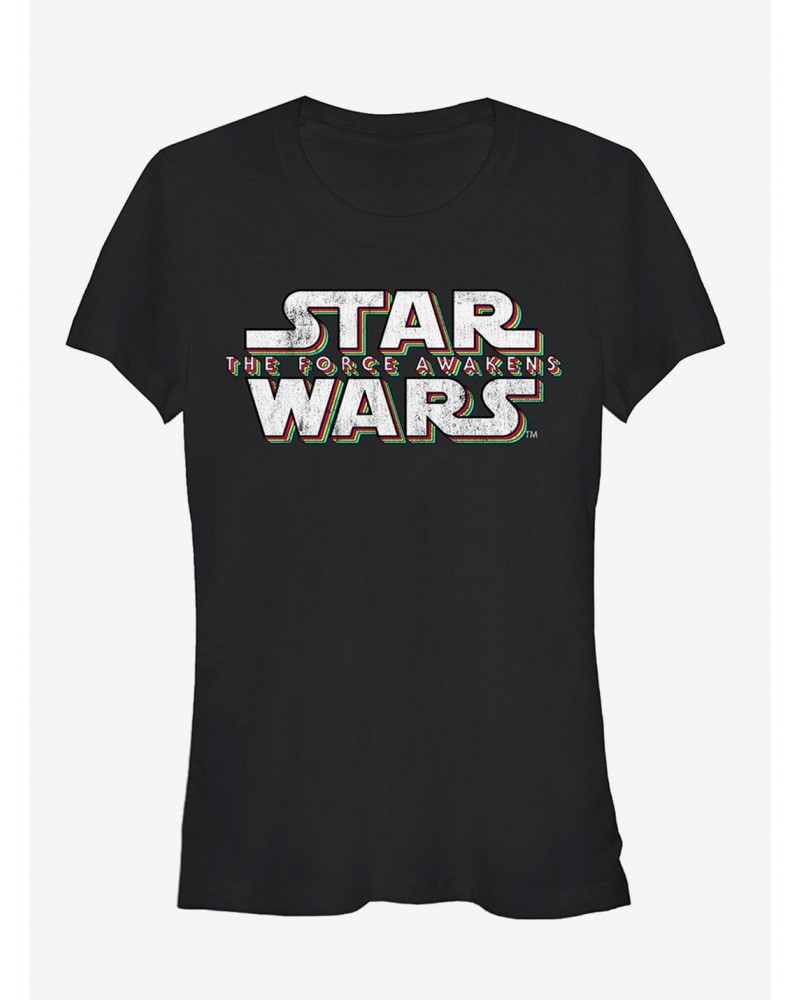 Star Wars Episode VII The Force Awakens Classic Logo Girls T-Shirt $5.66 T-Shirts