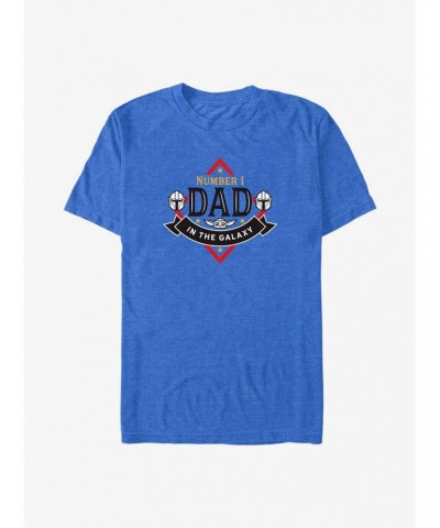 Star Wars The Mandalorian Father's Day Number One Dad T-Shirt $4.97 T-Shirts