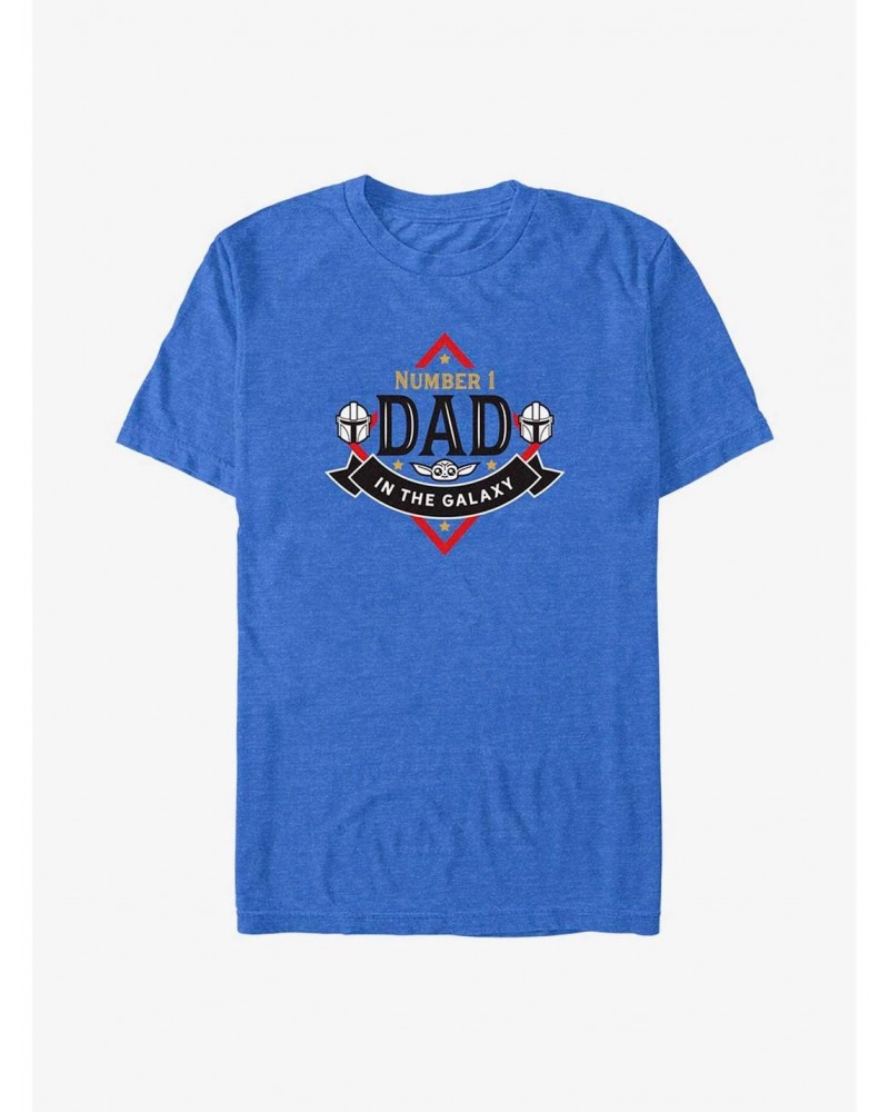 Star Wars The Mandalorian Father's Day Number One Dad T-Shirt $4.97 T-Shirts