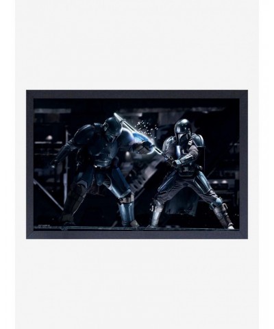 Star Wars Boba Fett Dark Saber Battle Framed Wood Wall Art $9.71 Merchandises