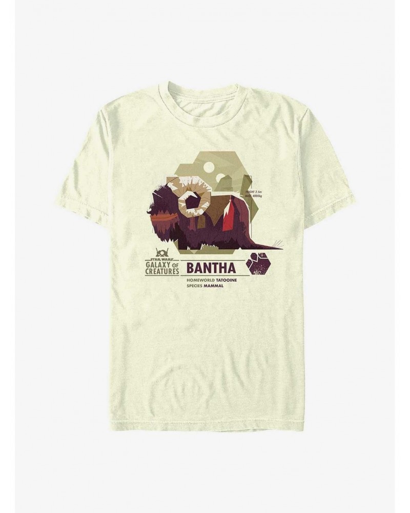 Star Wars: Galaxy Of Creatures Bantha Species T-Shirt $7.30 T-Shirts