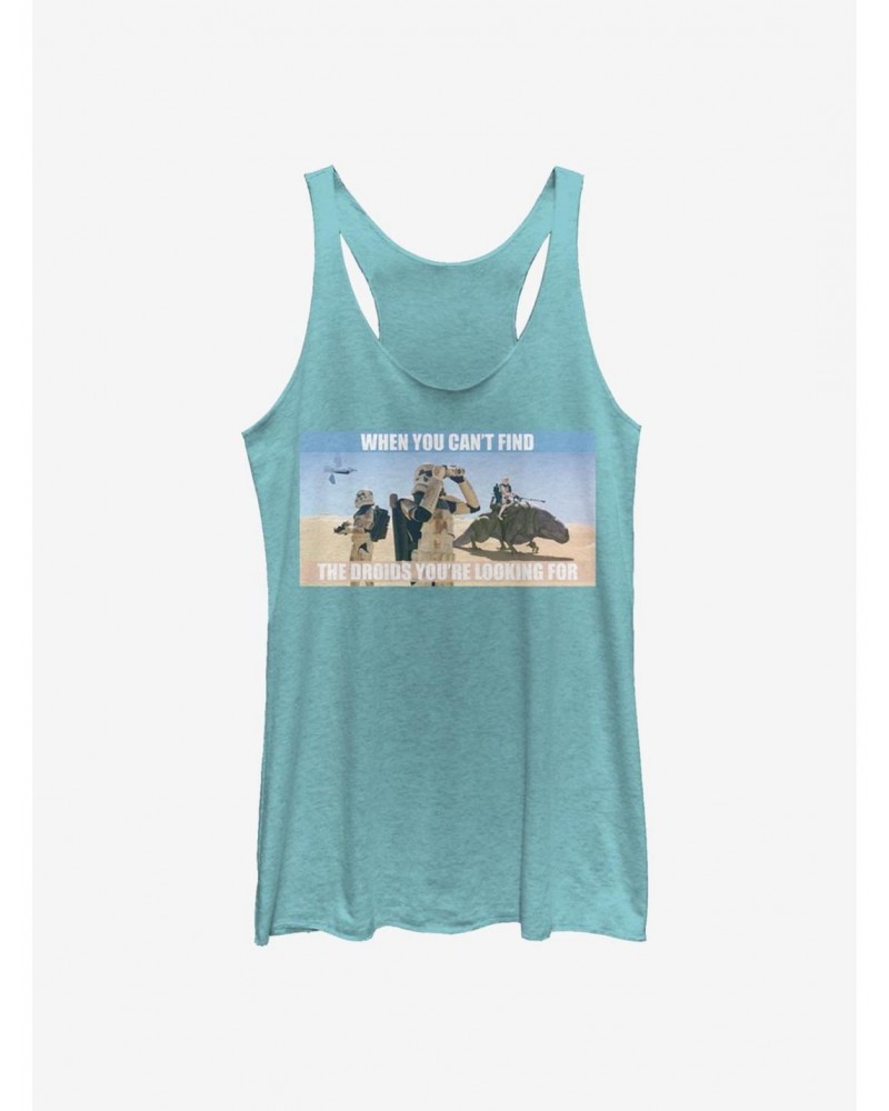 Star Wars Can't Find The Droids Girls Tank $8.29 Tanks