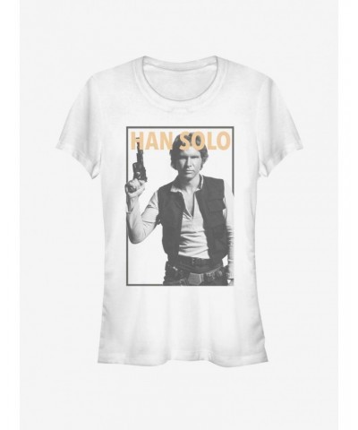 Star Wars Faded Solo Girls T-Shirt $6.96 T-Shirts