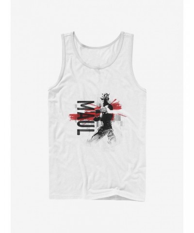 Star Wars The Clone Wars Maul Collage Tank $6.18 Tanks