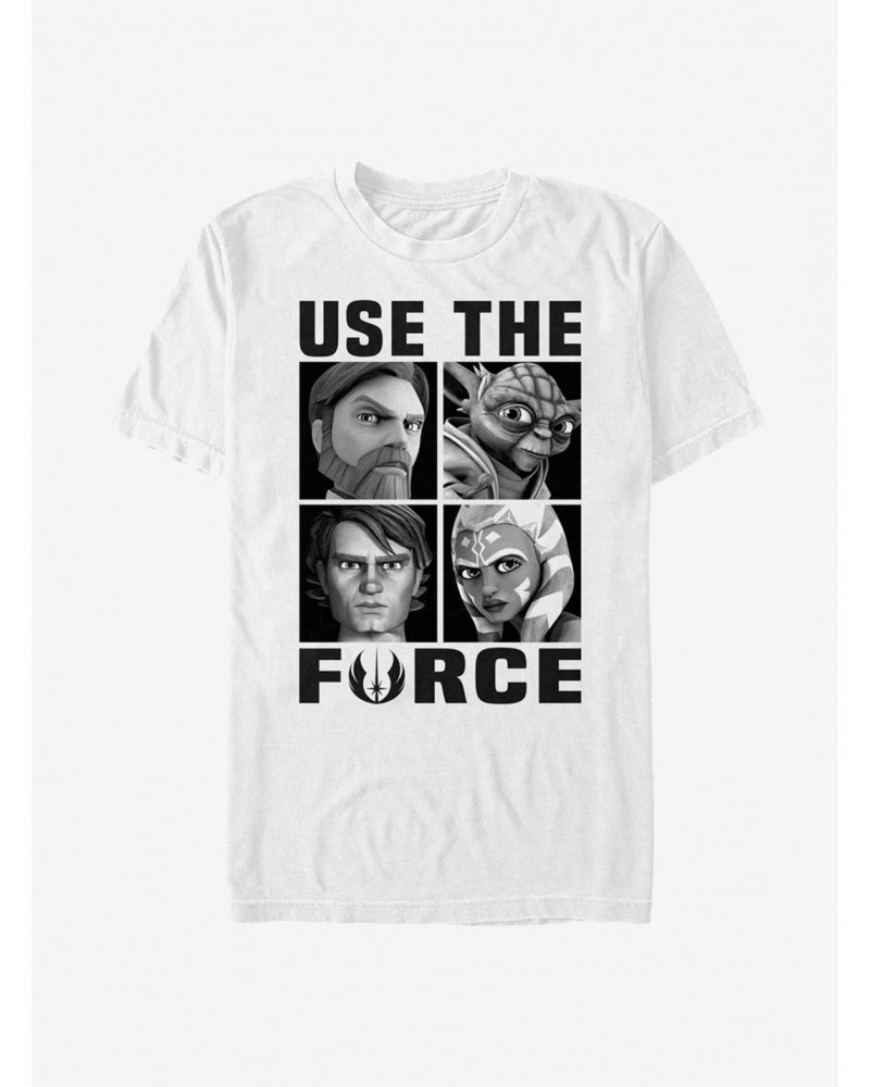 Star Wars The Clone Wars Force Users T-Shirt $5.90 T-Shirts