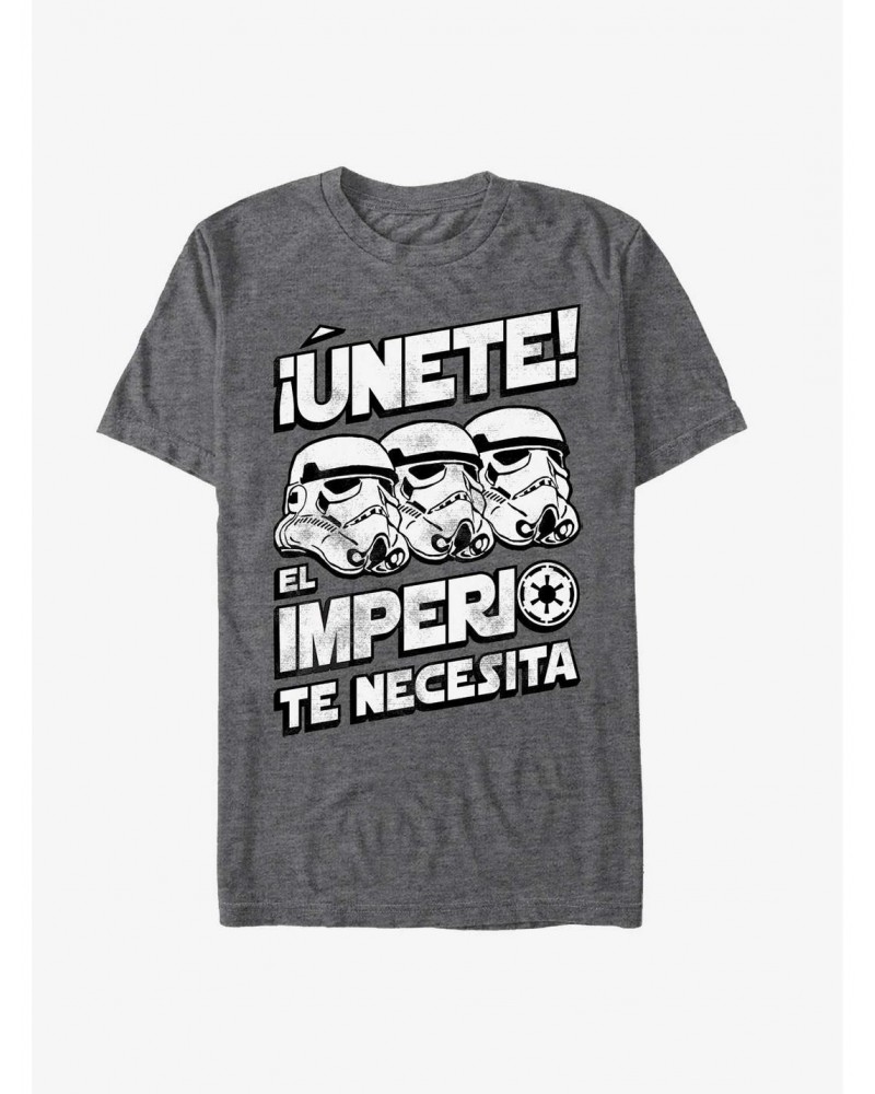 Star Wars El Imperio Te Necesita T-Shirt $6.06 T-Shirts