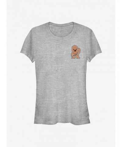 Star Wars Chewie Cutie Badge Girls T-Shirt $7.28 T-Shirts