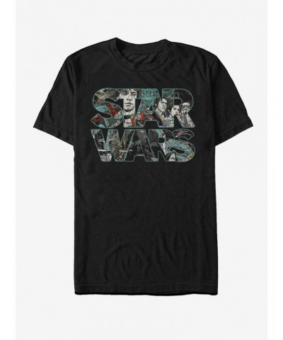 Star Wars Poster Text T-Shirt $5.90 T-Shirts