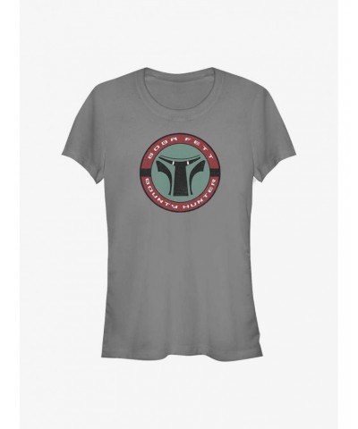 Star Wars Boba Fett Hunter Badge Girl's T-Shirt $8.09 T-Shirts