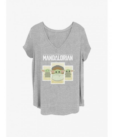 Star Wars The Mandalorian Child Boxes Girls T-Shirt Plus Size $10.64 T-Shirts