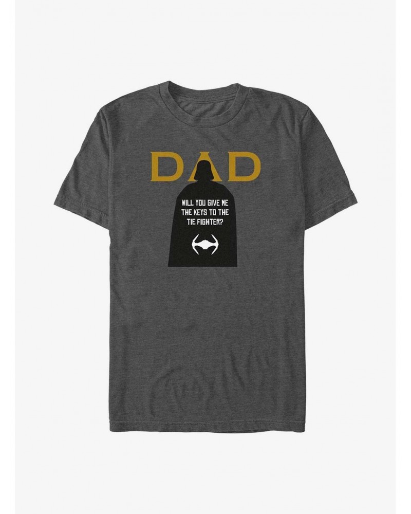 Star Wars Father's Day Keys To Fighter T-Shirt $7.45 T-Shirts