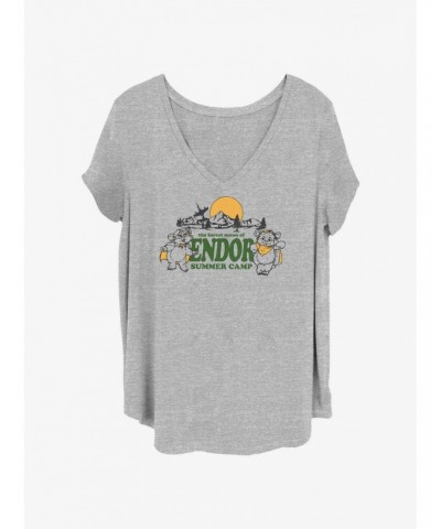 Star Wars Ewoks Endor Forest Summer Camp Girls T-Shirt Plus Size $7.17 T-Shirts