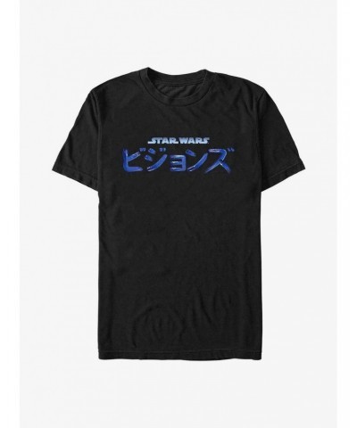 Star Wars: Visions Large Kanji Logo T-Shirt $4.66 T-Shirts