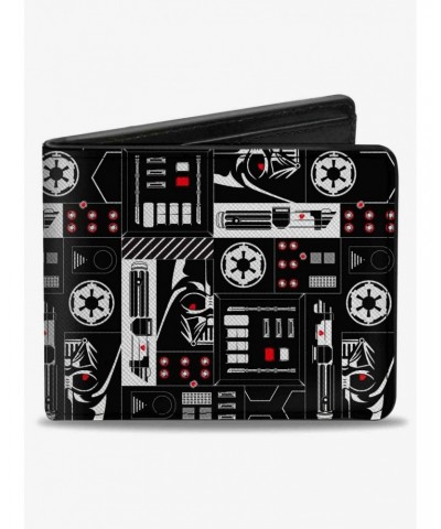 Star Wars Darth Vader Icons Collage Bifold Wallet $10.03 Wallets