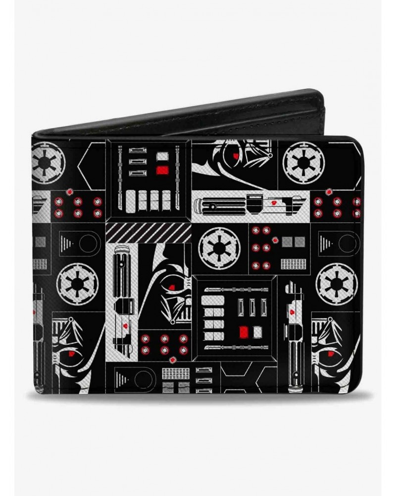 Star Wars Darth Vader Icons Collage Bifold Wallet $10.03 Wallets