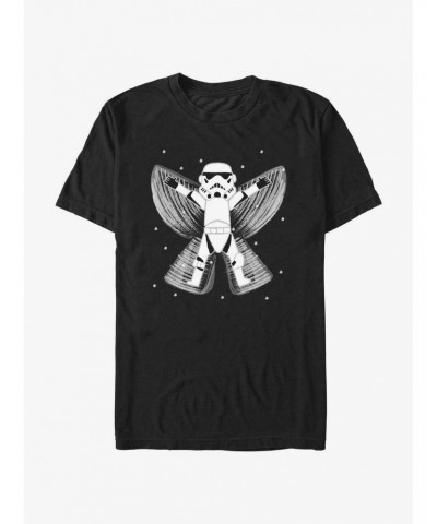 Star Wars Storm Trooper Snow Angel T-Shirt $5.44 T-Shirts