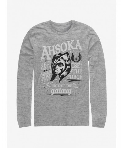 Star Wars The Clone Wars Ahsoka Long-Sleeve T-Shirt $10.79 T-Shirts