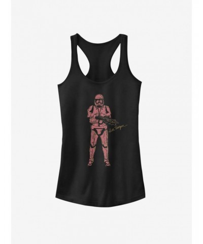 Star Wars: The Rise of Skywalker Red Trooper Girls Tank $8.96 Tanks