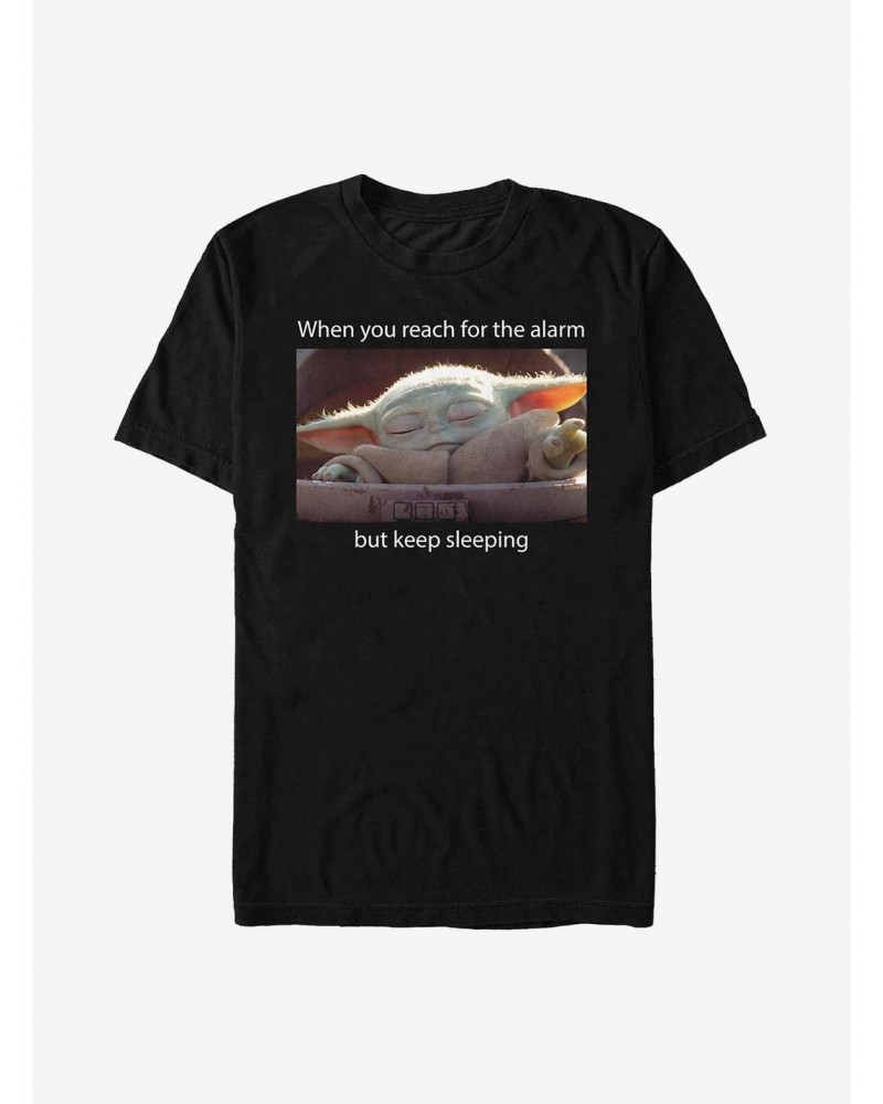 Star Wars The Mandalorian The Child Sleep Meme T-Shirt $5.12 T-Shirts