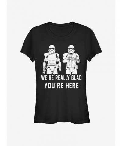 Star Wars: The Rise Of Skywalker So Glad Troopers Girls T-Shirt $8.09 T-Shirts