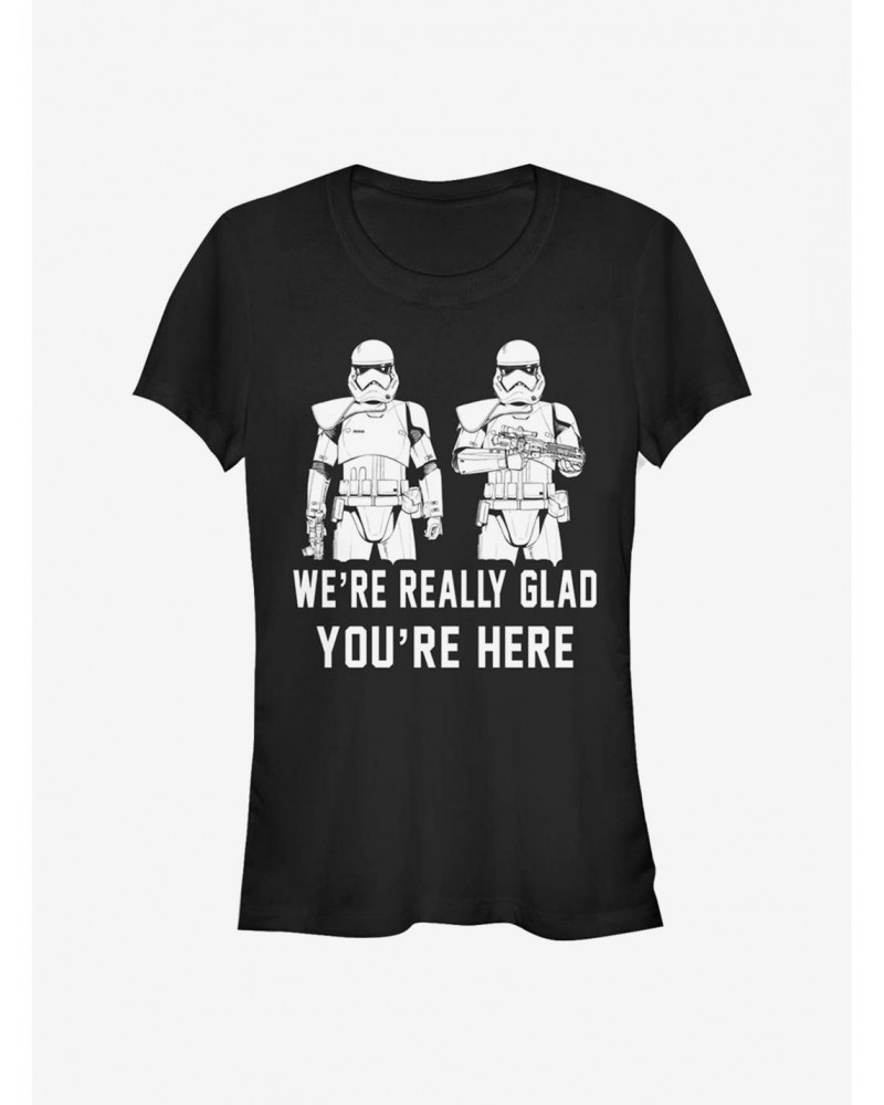 Star Wars: The Rise Of Skywalker So Glad Troopers Girls T-Shirt $8.09 T-Shirts