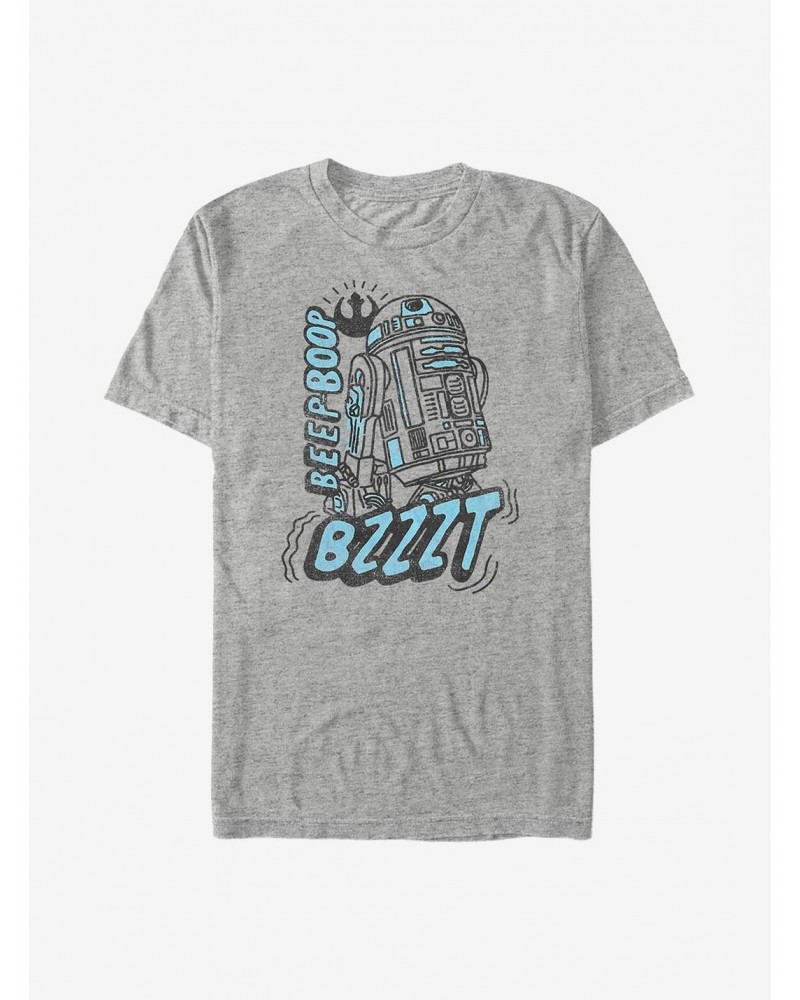 Star Wars: The Last Jedi R2-D2 Doodle Sounds T-Shirt $6.68 T-Shirts