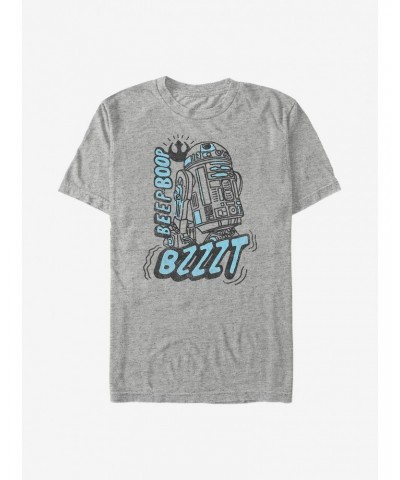 Star Wars: The Last Jedi R2-D2 Doodle Sounds T-Shirt $6.68 T-Shirts