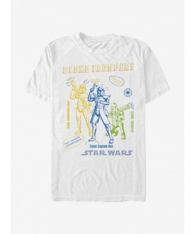 Star Wars The Clone Wars Doodle Trooper T-Shirt $5.90 T-Shirts