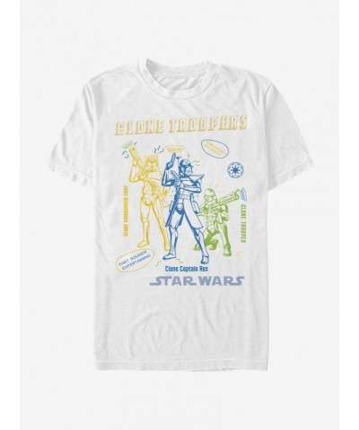 Star Wars The Clone Wars Doodle Trooper T-Shirt $5.90 T-Shirts