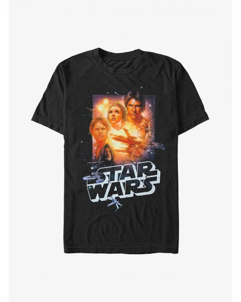 Star Wars Vintage Collage T-Shirt $4.66 T-Shirts