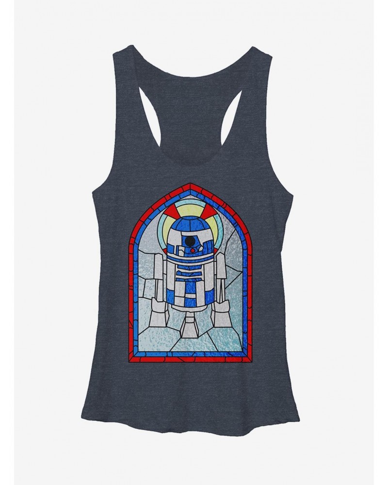 Star Wars R2D2 Stained Glass Girls Tanks $7.67 Tanks