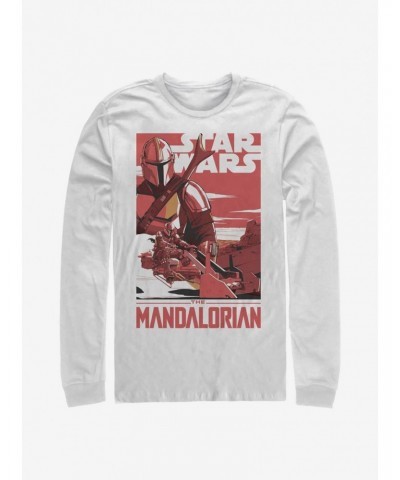 Star Wars The Mandalorian Mad Mando Poster Long-Sleeve T-Shirt $11.05 T-Shirts