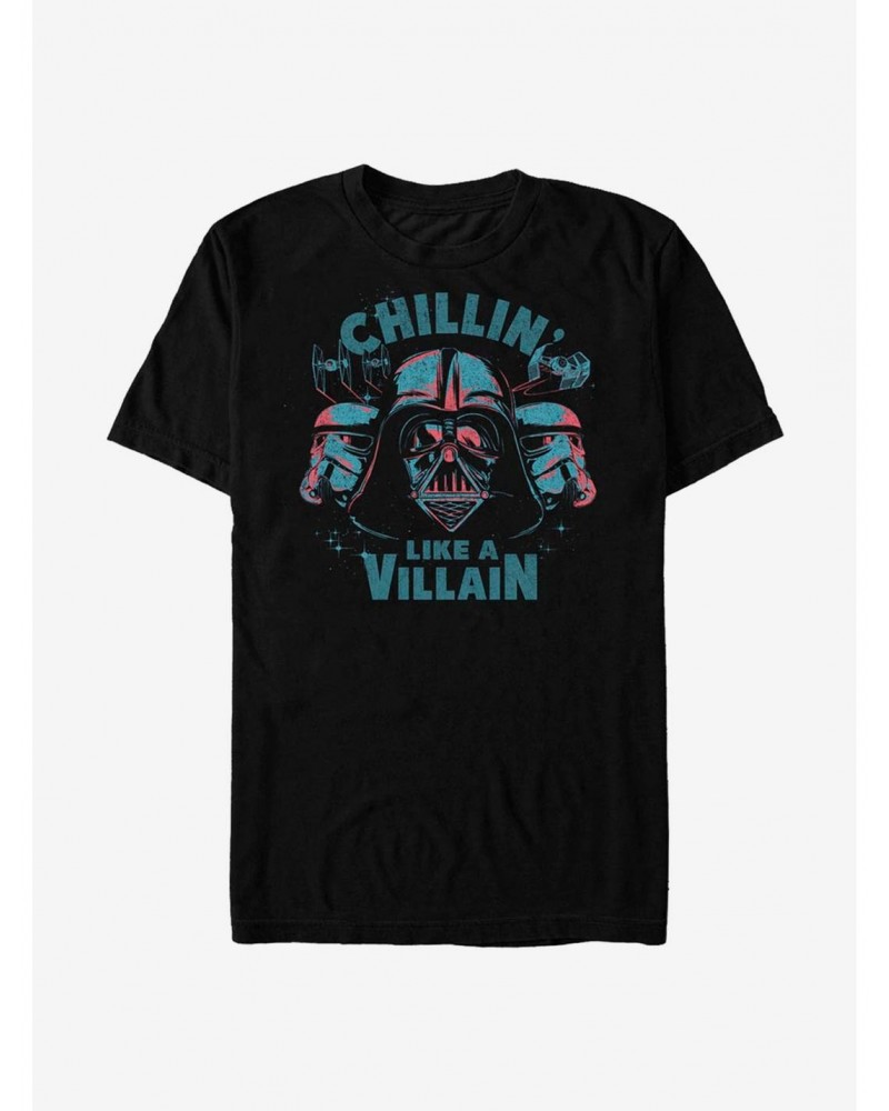 Star Wars Chill Vill Darth Vader T-Shirt $5.59 T-Shirts