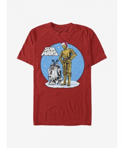 Star Wars Chilling Holiday Droids T-Shirt $5.90 T-Shirts