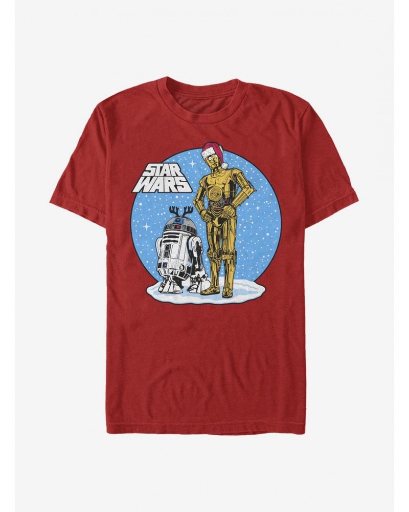 Star Wars Chilling Holiday Droids T-Shirt $5.90 T-Shirts