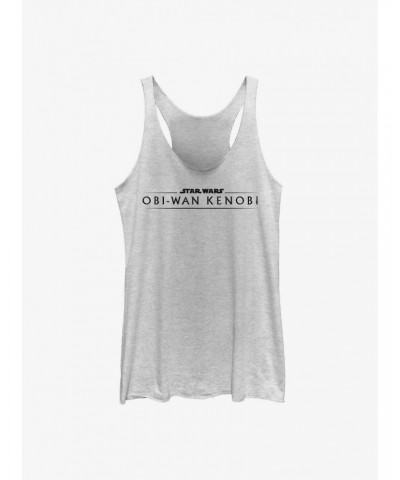 Star Wars Obi-Wan Kenobi Logo Girls Tank $6.22 Tanks