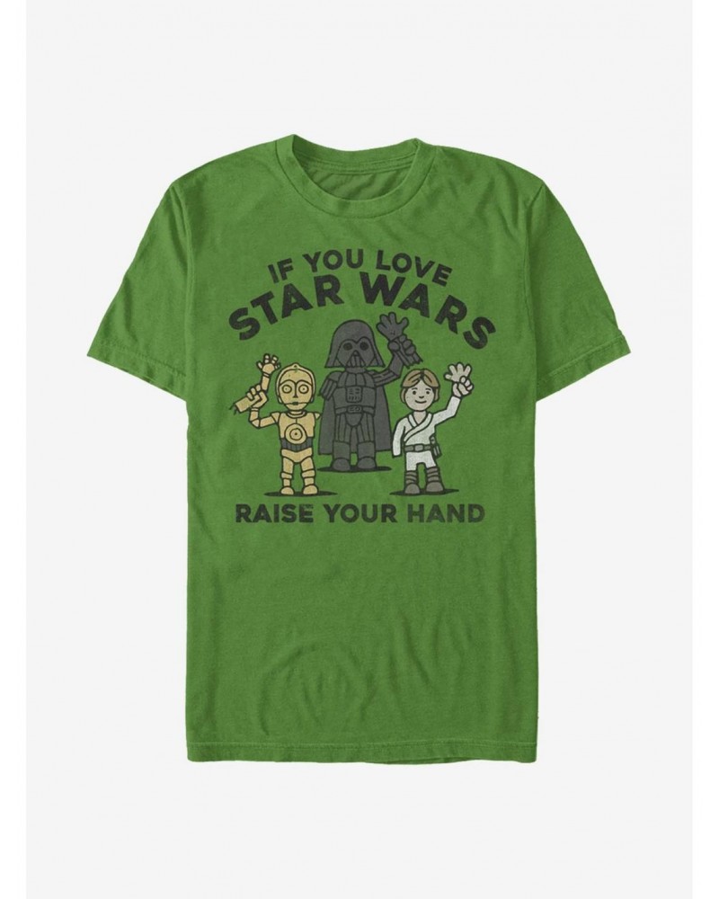 Star Wars Raise Your Hands T-Shirt $7.30 T-Shirts