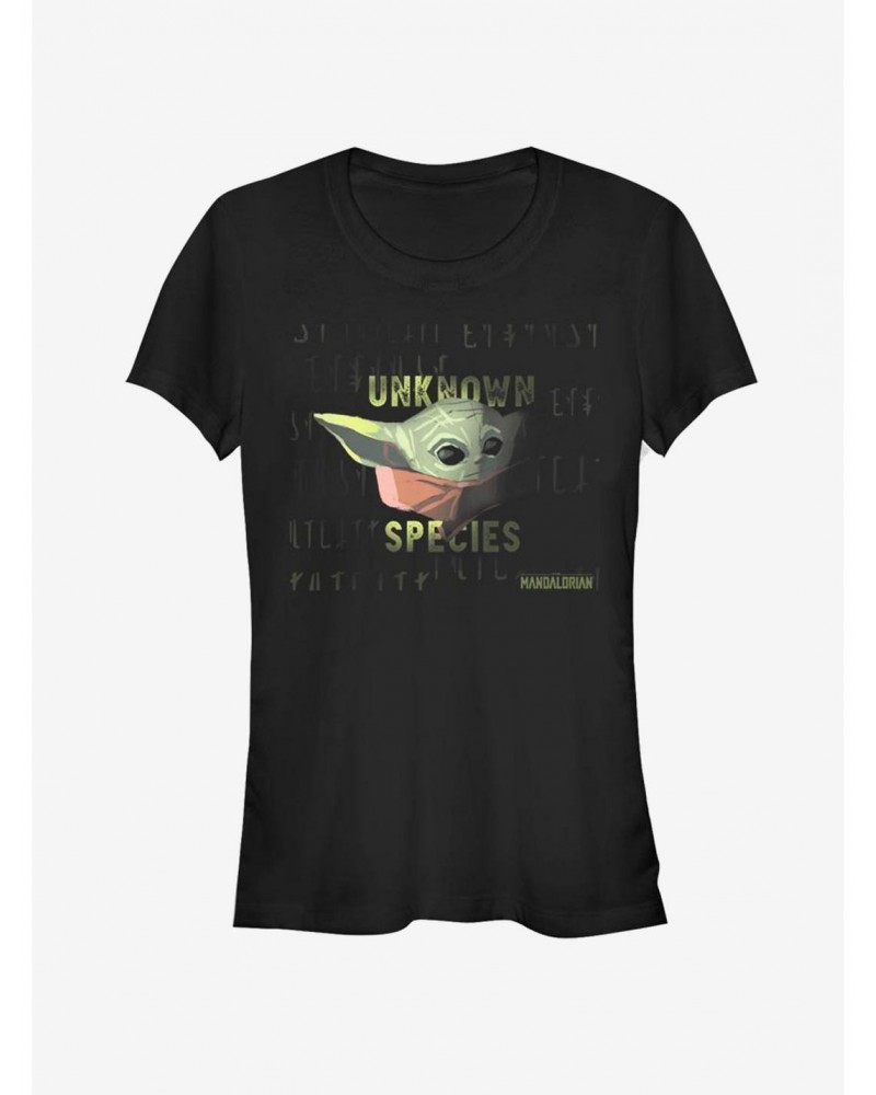 The Mandalorian Unknown Species Girls T-Shirt $6.96 T-Shirts