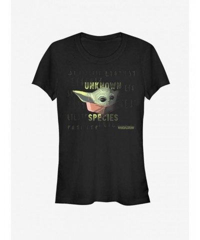 The Mandalorian Unknown Species Girls T-Shirt $6.96 T-Shirts