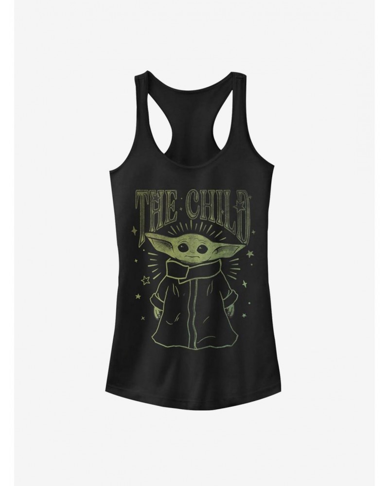 Star Wars The Mandalorian The Child Starry Night Girls Tank $6.18 Tanks