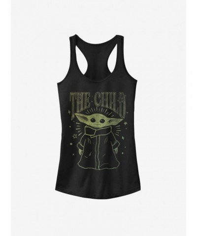 Star Wars The Mandalorian The Child Starry Night Girls Tank $6.18 Tanks