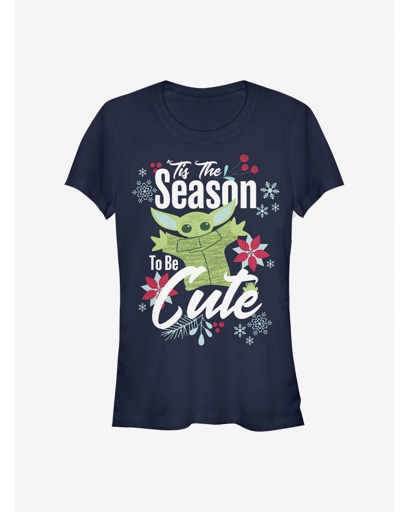 Star Wars The Mandalorian The Child Cute Season Girls T-Shirt $6.80 T-Shirts