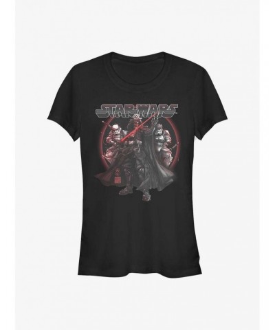 Star Wars: Visions Darth Vader & Stormtroopers Girls T-Shirt $7.12 T-Shirts