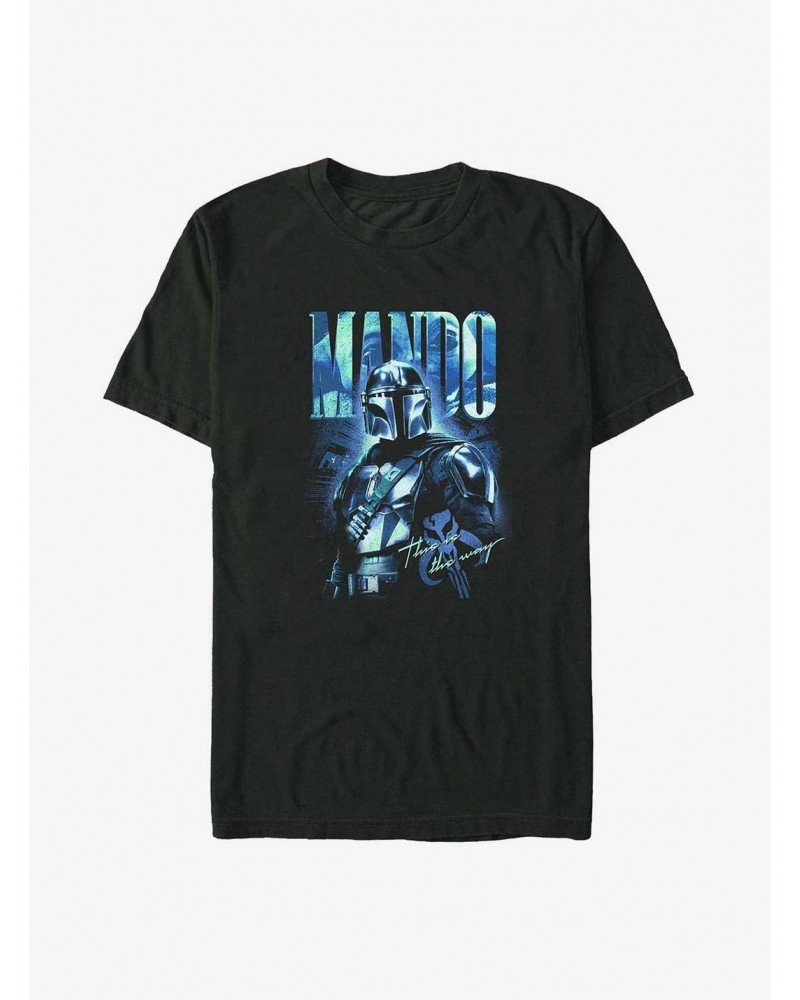 Star Wars The Mandalorian Big Mando Big & Tall T-Shirt $11.24 T-Shirts