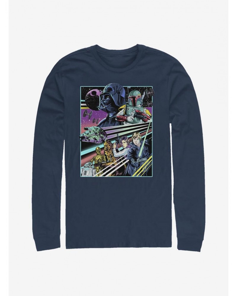 Star Wars Rebellion Poster Long-Sleeve T-Shirt $10.79 T-Shirts