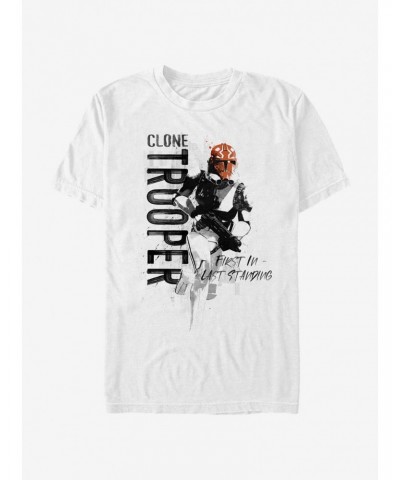 Star Wars The Clone Wars Trooper Running T-Shirt $6.21 T-Shirts