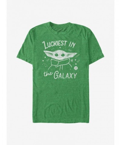 Star Wars The Mandalorian Luckiest In The Galaxy The Child T-Shirt $6.99 T-Shirts