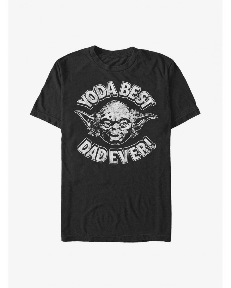 Star Wars Yoda Best Dad T-Shirt $7.77 T-Shirts